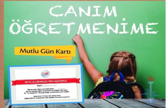 Öğretmenler Günü Kartı